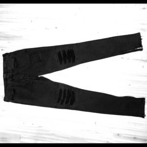 Pacsun Black biker denim pants